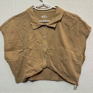 NWT Madewell Polo Twist Tee - size S